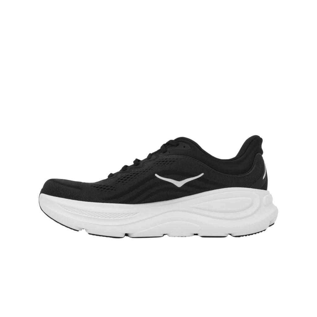 HOKA Bondi 9 Black White Men Sneakers 1162011-BWHT