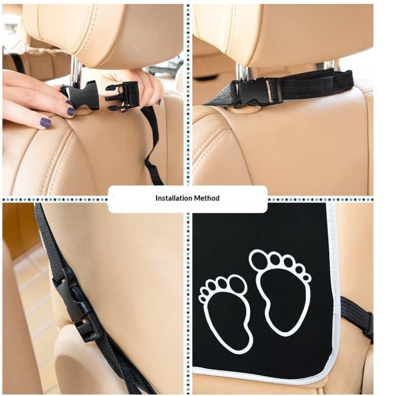 Car Seat Back Protector All Season Baby Kids Anti-Kick Mat Pad Waterproof Protection Car Interior Accessories