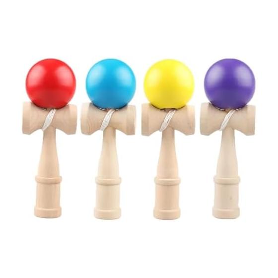 Kendama set of 4 (red, blue, yellow, purple) Kendama kendama Kendama classroom practice use competition use