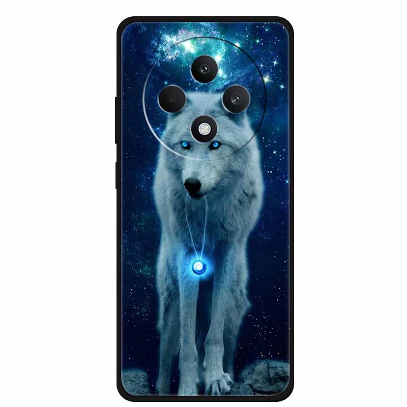 Soft Silicone Cover For Oppo Reno12 F 5G Case 12 F 4G Cartoon TPU Wolf Lion Phone Case For Oppo Reno12 FS Back Covers Capa Coque