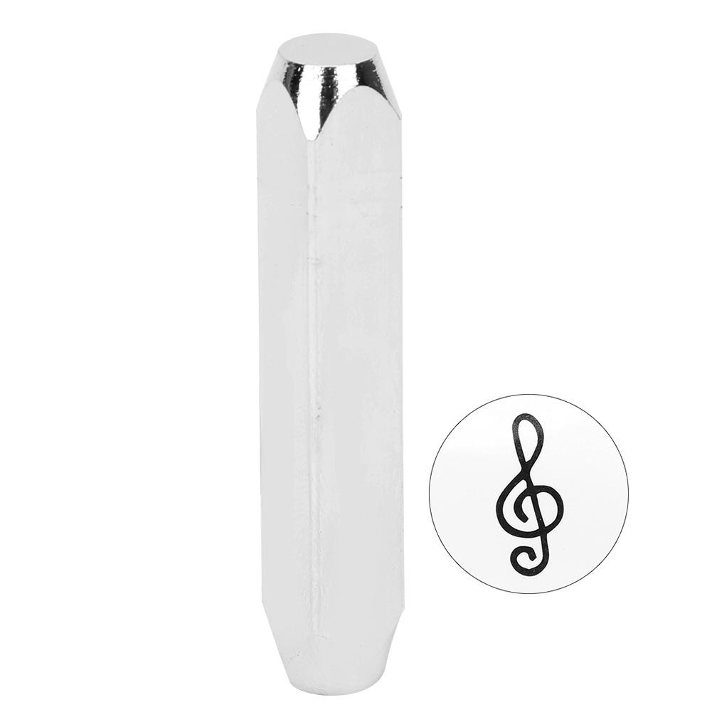 

6 мм 1/4 дюйма из углеродистой стали, дизайнерский штамп, штамповочный инструмент для изготовления ювелирных изделий из кожи и дерева Music Sheet