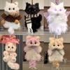 Kawaii Plush Kitten Pendant Handmade Diy Material Package Girls Children Toys Cute Hanging Gift