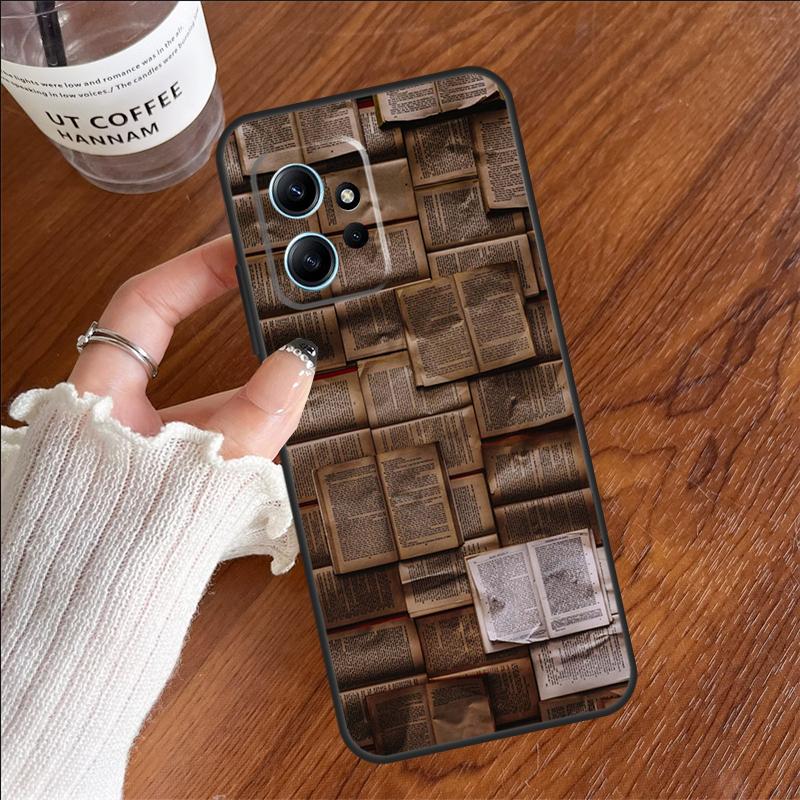 Book Lover Case For Xiaomi Redmi 13C 14C 10C 12C Redmi Note 14 12 11 9 10 13 Pro 9S 10S 11S 12S Cover