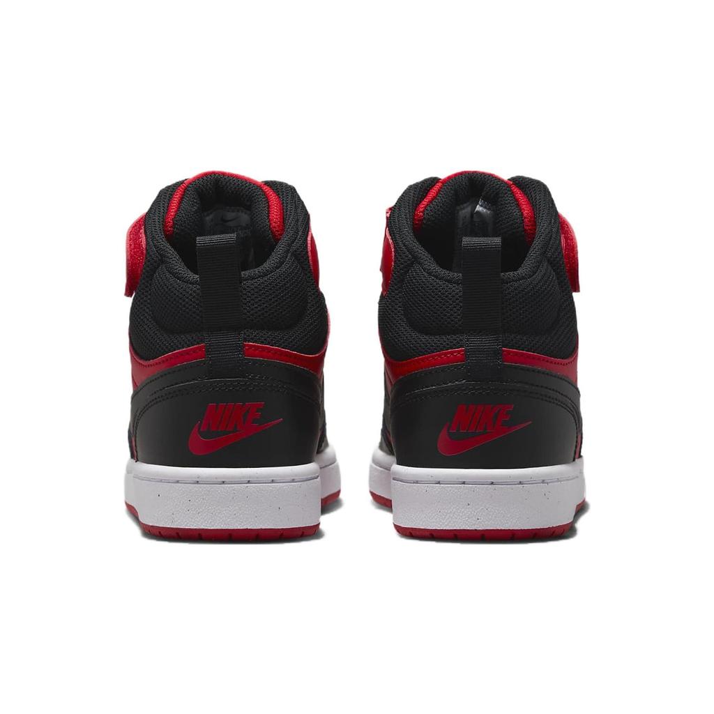 Nike Court Borough Mid 2 GS 'Black University Red' CD7782-602