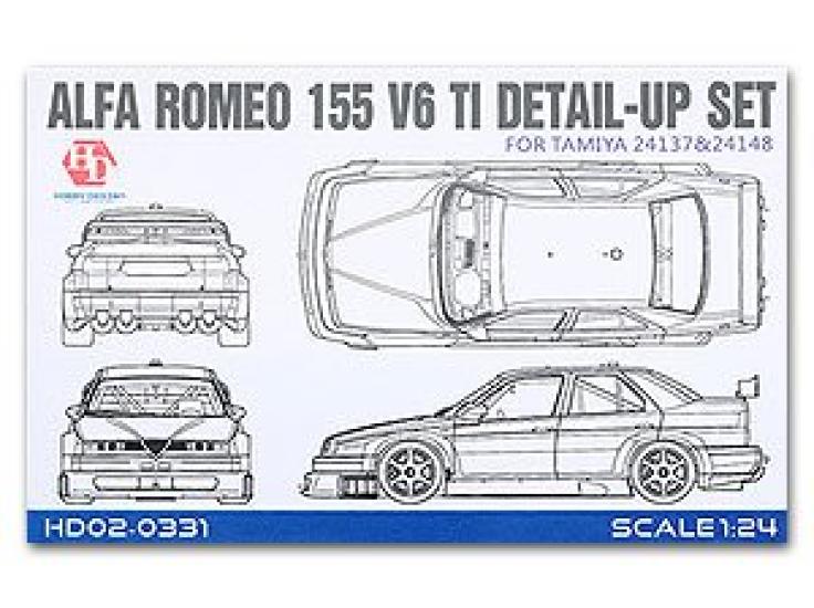 

Hobby Design Масштабный набор для детализации Alfa Romeo 155 V6 TI 1/24 (Tamiya HD02-0331)