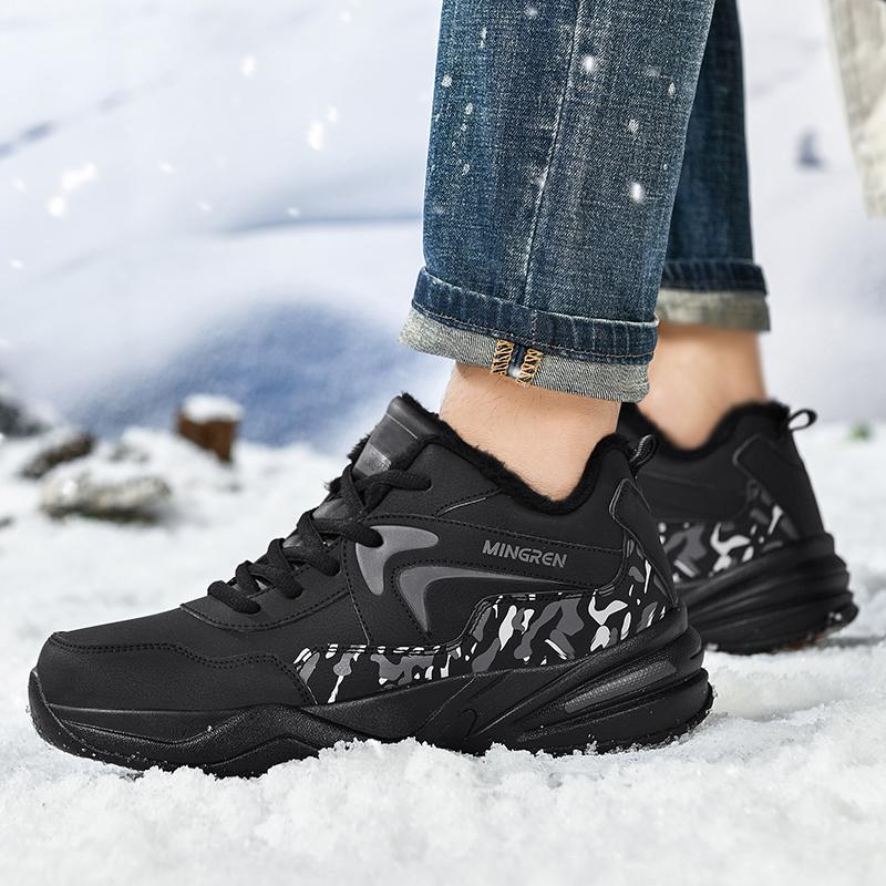 Модные мужские хлопковые туфли с высоким верхом — фото 6