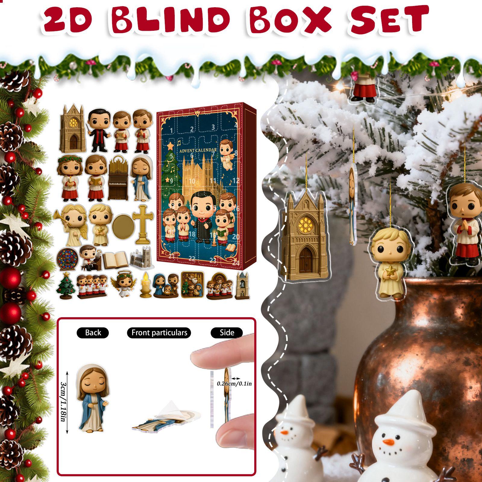 

2D Адвент-календарь включает 24 адвент-календаря, календарь обратного отсчета и коллекционные сюрпризы One Size