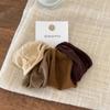4 Pieces A Set Soft High Elastic Scrunchie Wide Edge Seam Free Hair Rope Simple Retro Ponytail Rubber Band