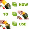 2pcs/set, Pepper Corer, Pepper Seed Remover, Plastic Chili Corer Remover, Household Pepper Seed Remover, Multifunctional Kitchen Tool