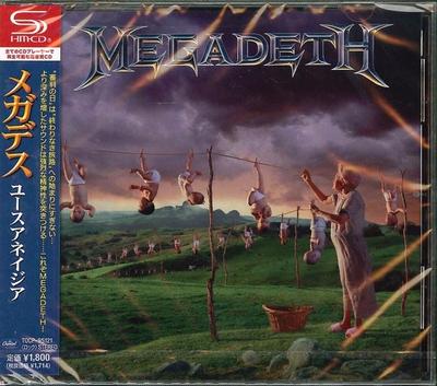 CD MEGADETH - Youth Anesia  TOCP95121 Capitol Records 2013 Japan ObiMetal Used
