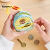 Lightweight Polyester Change Holder Small Coin Purse, Macaron Style Mini Backpack Pendant with Lanyard, Compact Storage Case for Keys Pouch