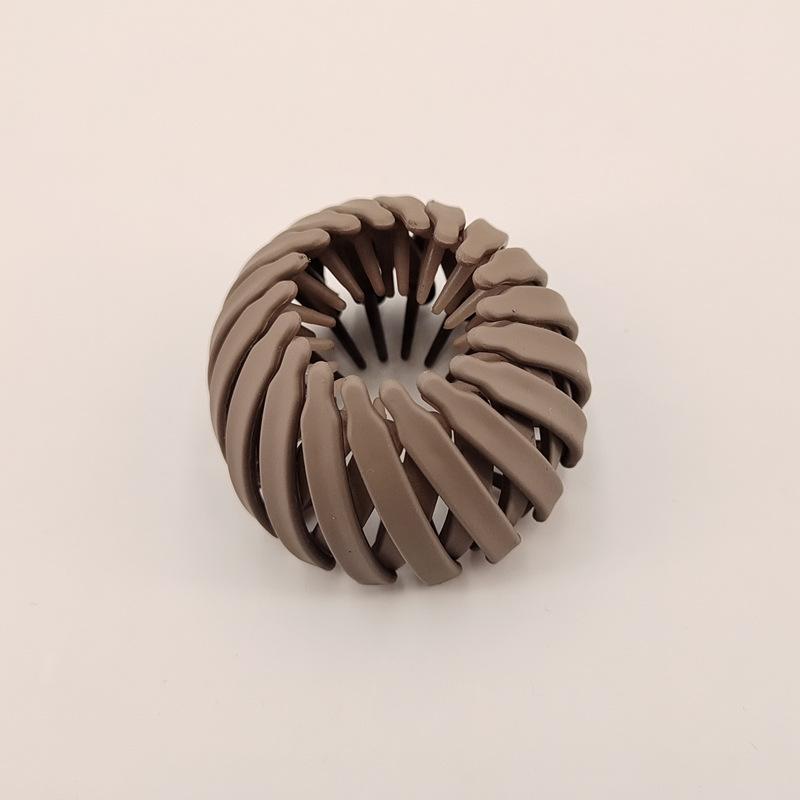 

Модные заколки для волос «Птичье гнездо» для женщин, матовые заколки-крабы для волос, аксессуары для волос «хвост» для женщин и девушек