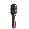 3 In 1 One Step Hair Dryer Hot Air Brush Hair Straightener Comb Curling Rotating Rollers Brush Hair Styling Tools