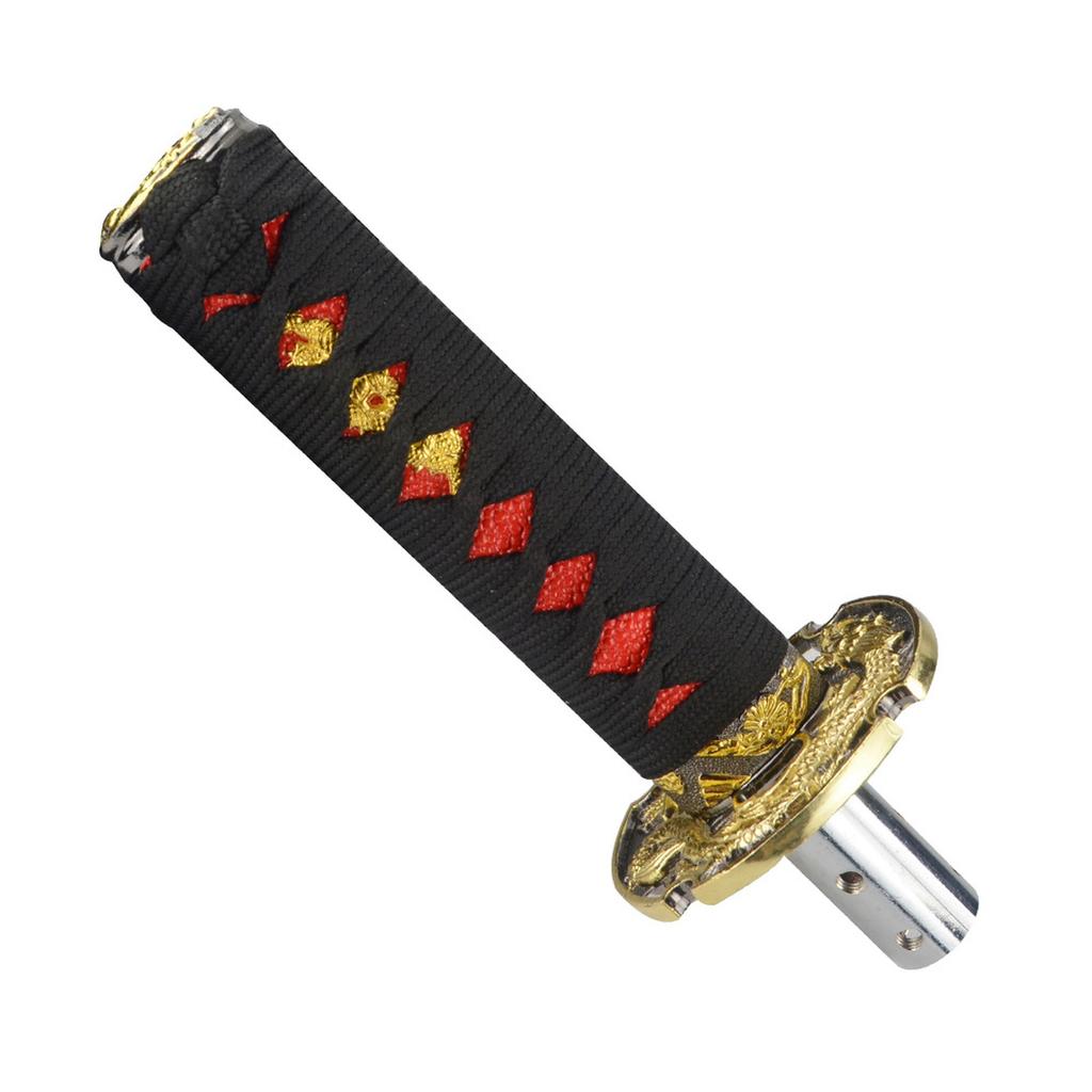 WLR - Universal JDM Short  Gold Dragon Sword  Knob 155mm 210mm Metal Weighted Er WLR-GSK36