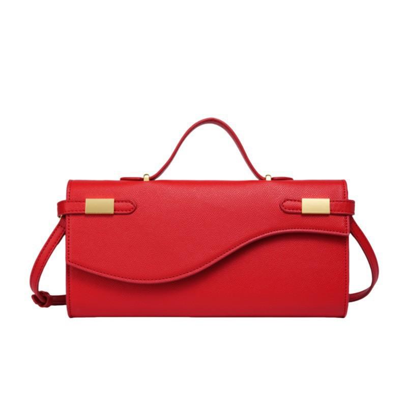 

2025 New Palm-pattern Long Clutch Bag Mini Generation Kelly Fashionable Handheld Diagonal Women s 28x5x14cm