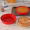 Round Cake Pan - Silicone Cake Mold for Baking, Non-stick Baking Pan for Layer Cake, Cheesecake and Chocolate Cake