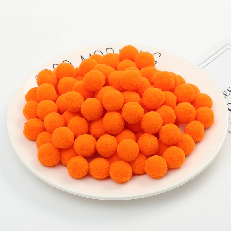 In Stock: High Elasticity Fluffy Polyester Hairball for DIY Handmade Clothing Accessories
