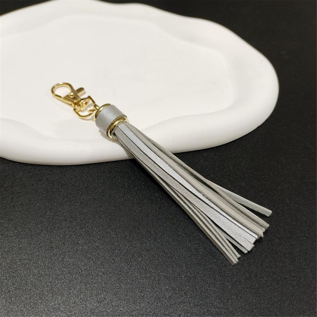 Accesoriu de geantă cu ciucuri colorați, atrăgător, din piele PU, cu ciucuri, ornament pentru breloc, potrivit pentru diverse stiluri de genți