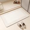 Nordic Style Bath Mat Diatomite Absorbent Non Slip Door Bathroom