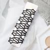 10-Piece Black Enamel Hair Clip Set for Women - Simple Forehead Stray Hair and Bangs Side Clips