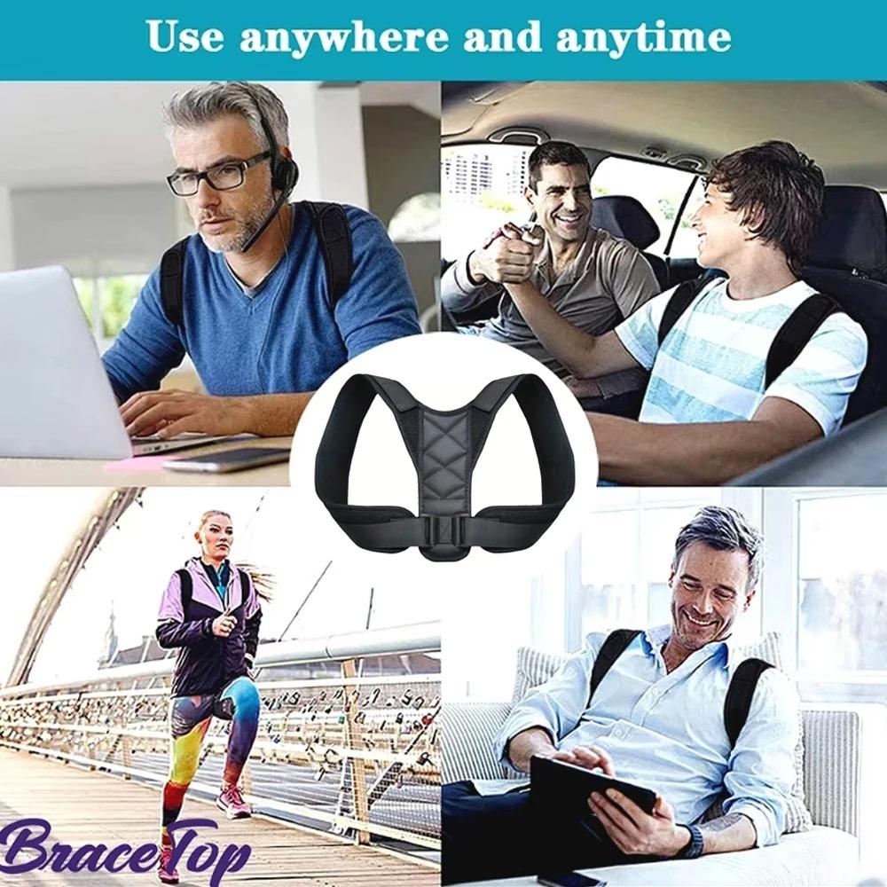 Back Posture Correction Belt for Adults Hunchback Corrector Shoulder Straight Support for Men Women