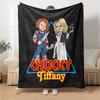 Chucky Tiffany'S Tale Flannel Blanket Super Soft Warm Cozy Blanket For Sofa Bed Office Travel Allseason Home Decor Gift
