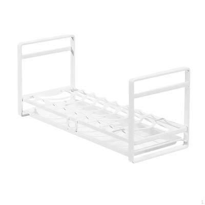 Bowl Cup Holder Carbon Steel Dish Organizer Stand Rustproof Drying Plate Rack