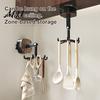 Strong Suction Cup Hangers Swivel Hook, 360 Degree Rotation And Telescopic Design No Drill Wall Vacuum Hook for Kitchen Bathroom Accessory Hooks