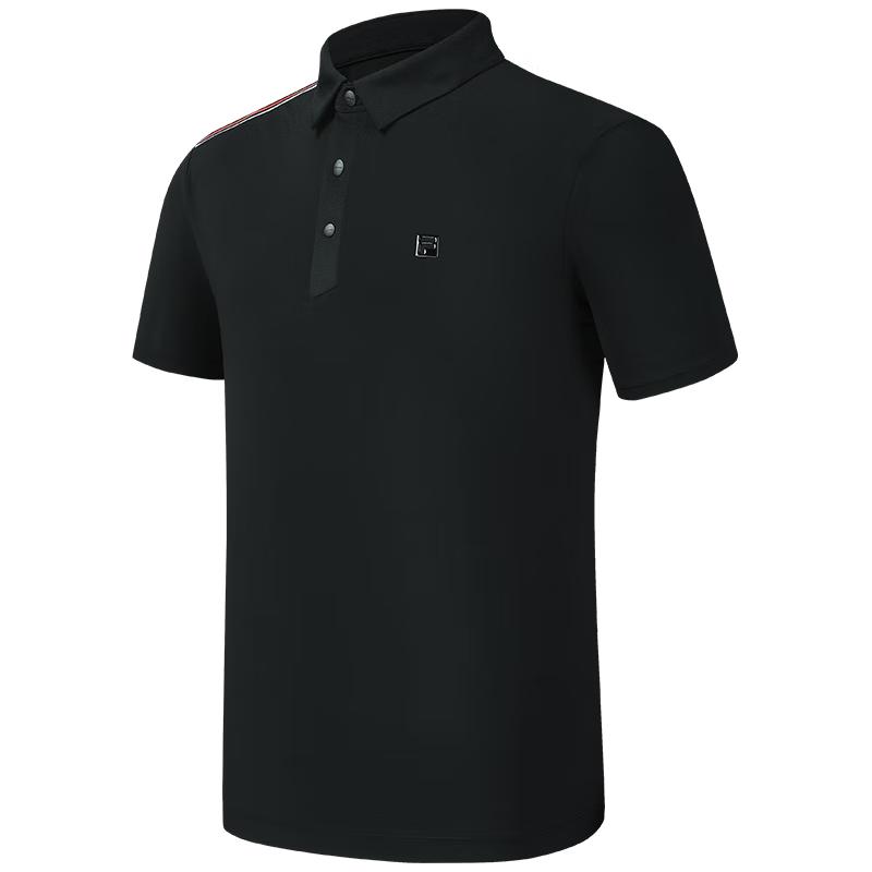 FILA Men s Knitted Short-Sleeve Golf Polo Shirt L