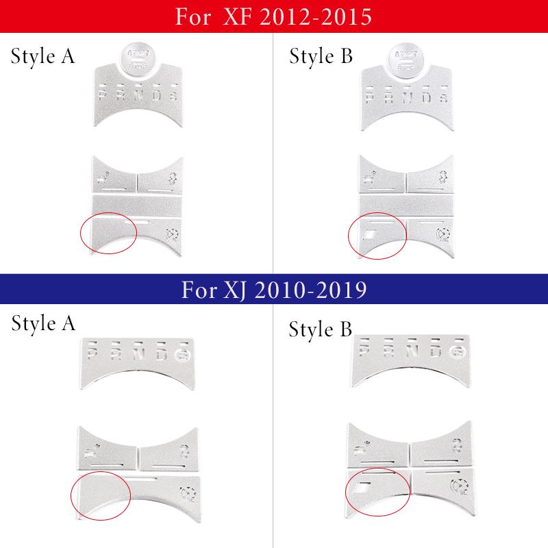 Car Styling For Jaguar XF XJ 2010-2019 Auto Central Control Gear Shift Panel Buttons Covers Stickers Trim Interior Accessories