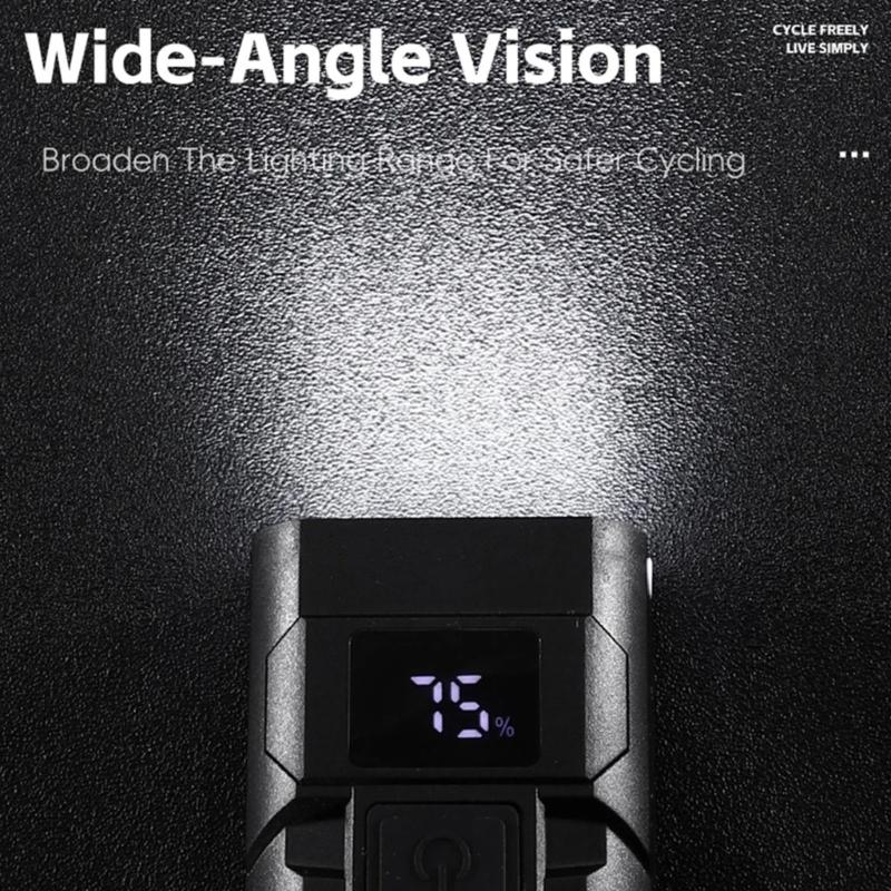 Waterproofs Bike Headlight 4 Light Modes Bright Front Bicycles Light Night Cycling Bike Light for Mountain Cycling