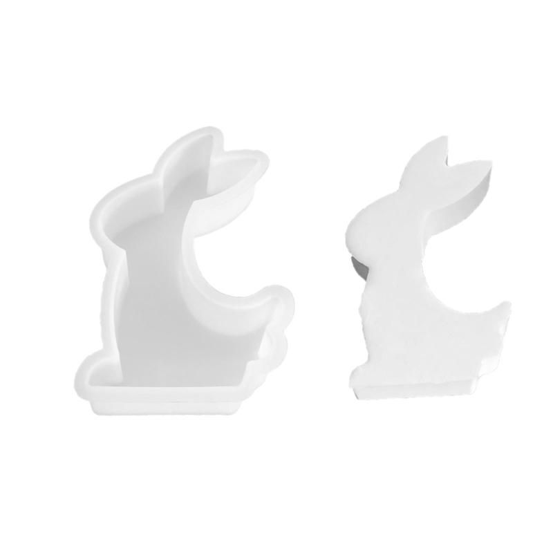 

Easter Rabbit Candle Silicone Mold Gypsum Car Mounted Incenses Expanding Gypsum Soap Mold Aromatherapy Candle Molds L