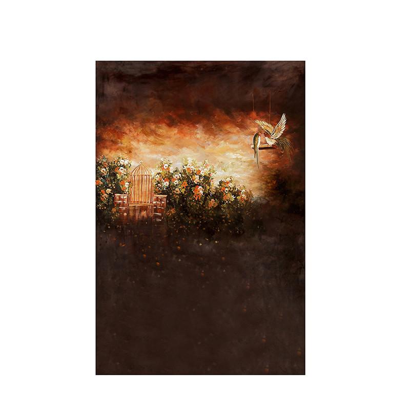 House Corner Theme Backdrop for Summer Weddings,Birthdays,Graduations,Party Decor Banner,Picturesque Scene,Tapestry