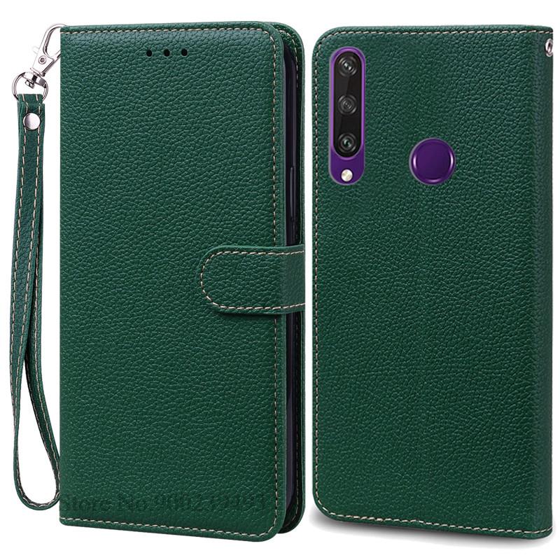 Pro pouzdro Huawei Y6P Kožené peněženkové vyklápěcí pouzdro Pro pouzdro Huawei Y6p MED-LX9N Měkký plný kryt Coque Fundas pro pouzdro Huawei Y6P