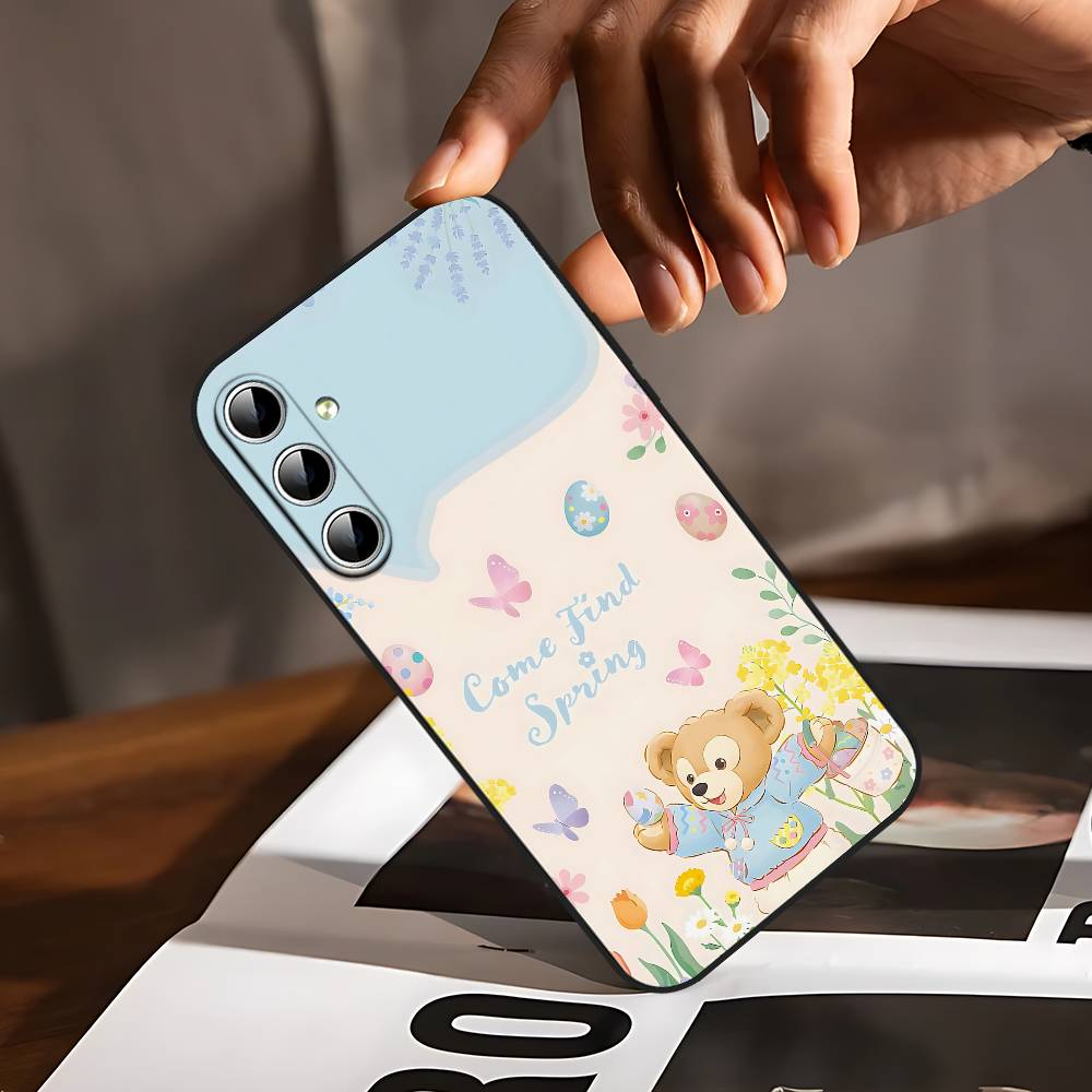 

D-duffy Phone Case For Samsung Galaxy S24/S25/S22/S30/Note20/Lite/Ultra/5G/Plus/FE Soft Black S21Ultra