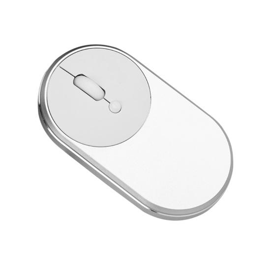 M1 Wireless Mouse Aluminum Alloy Frame Ultra-thin Mini 2.4GHz Rechargeable Silent Mouse