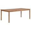 vidaXL Gartentisch 200x100x77 Cm Massivholz Teak