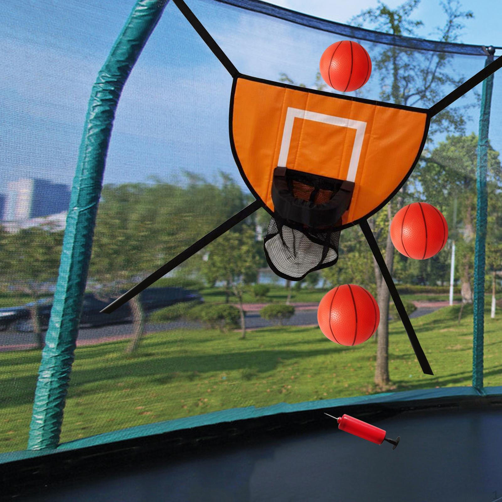 

Баскетбольное кольцо для рамы батута, спортивная игрушка, открытый отрывной обод, данкинг with three balls