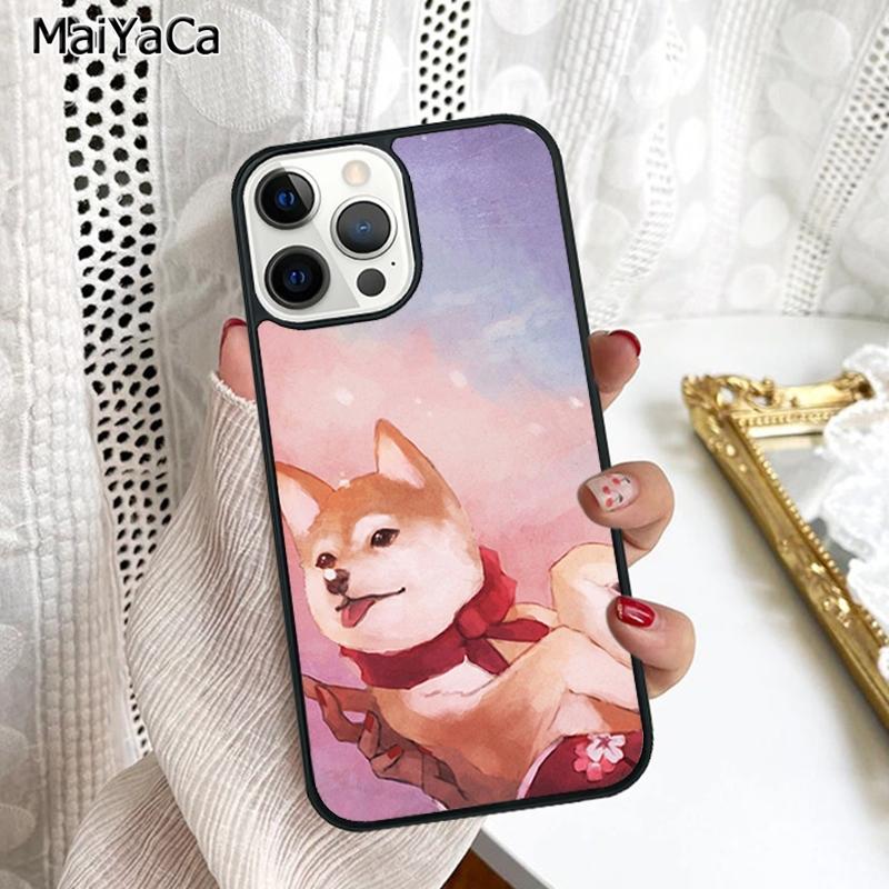 Shiba Inu Cute Cartoon Art Phone Case Cover For iPhone 17 Air 16 15 plus 11 12 13 14 pro max shell coque