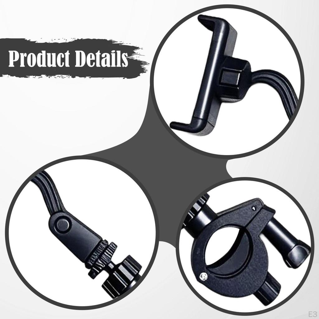 Muzyczny klips do telefonu lira regulowany 5,8-8,5 cm zacisk uchwyt do trąbki statyw do saksofonu