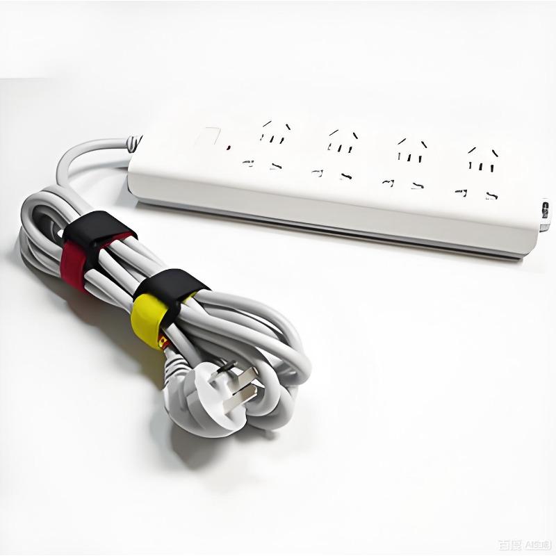 10pcs/set Cable Straps Reusable Cable Organizer Desk Wire Winder Cable Tie Organizer Data Line Protection Storage Gadget