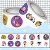 Kawaii Anime Kpop Demon Hunter Stickers Cartoon Sealing Decals Waterproof DIY Scrapbooking Stationery Cute Sticker Gifts