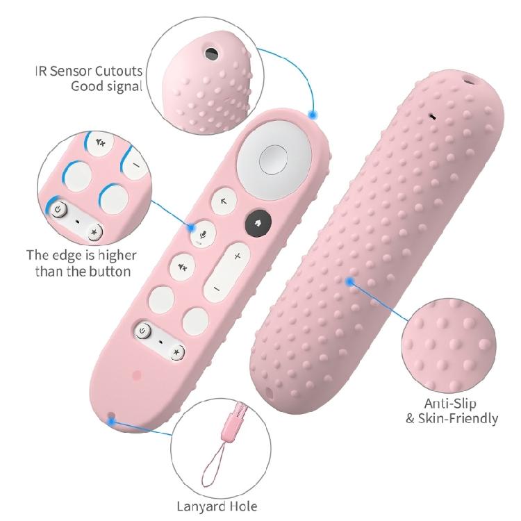 Ergonomic Silicone Remote Case For TV Streamer 4K TV 2024 Television Remotes NonSlip Protective Cover