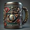 Army-Themed 3D Coffee Mug Unique Military Veteran Tribute Cup Personalized Veteran Ceramic Coffee Cup Funny Gifts For Veterans