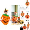 Halloween Pumpkin Costume Adult Parent-child Clothing Cosplay Fancy Dress Party