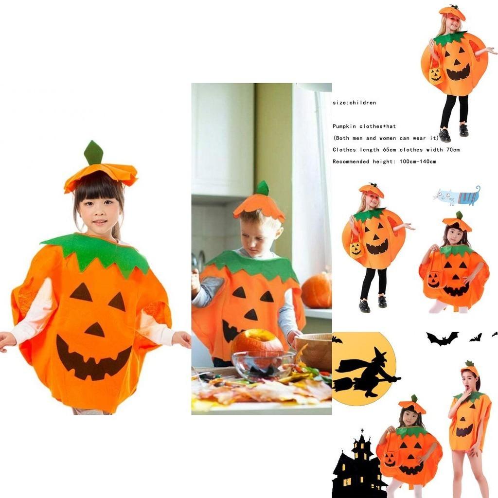 Halloween Pumpkin Costume Adult Parent-child Clothing Cosplay Fancy Dress Party
