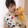 Kawaii Pluche Dier Husky Hond / Schaap / Alpaca Knuffel Handpop Zachte Geiten Pluche Pop Verjaardagscadeau