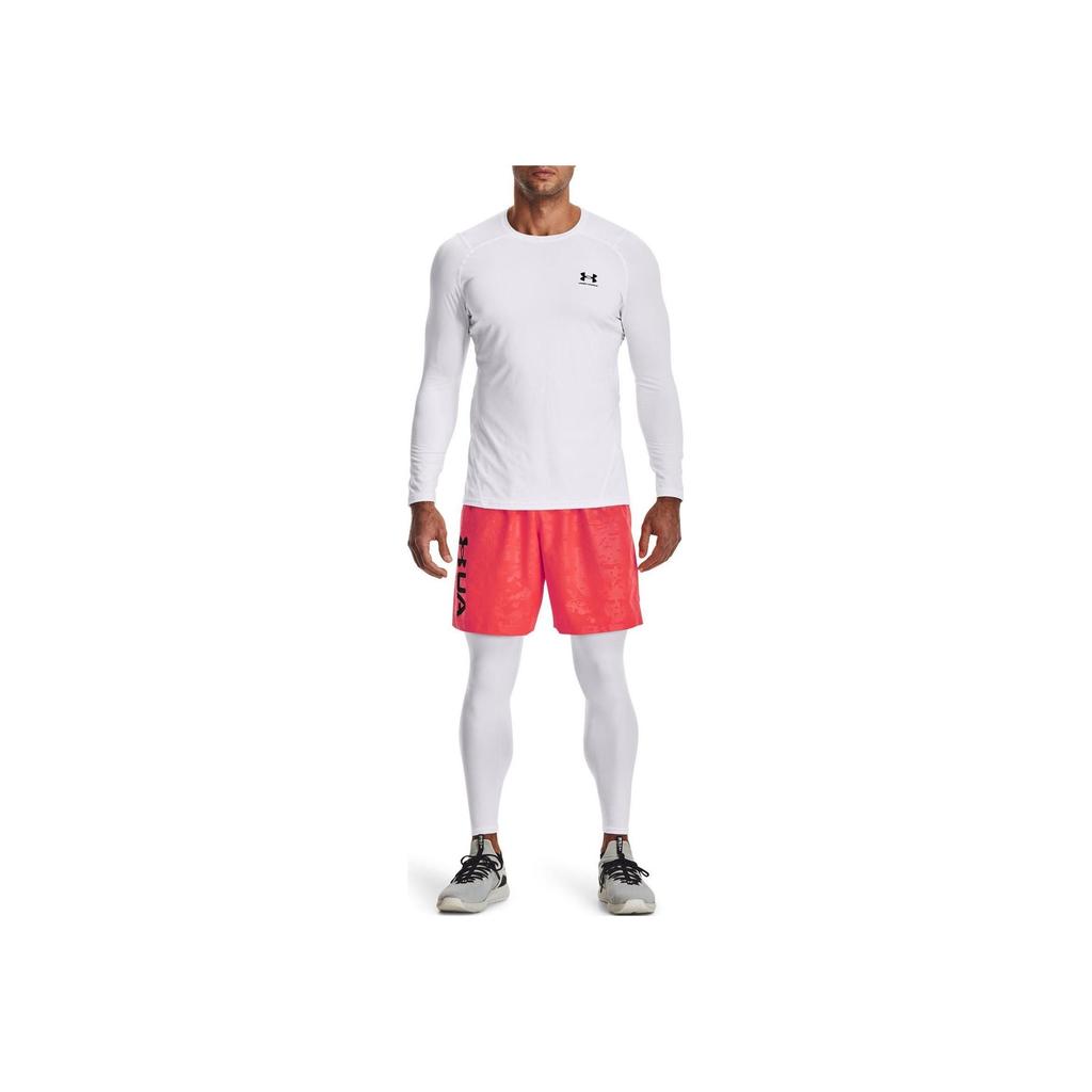 Under Armour Casual Slim Fit Long Sleeve T-Shirt Men Tops White 1361506-100