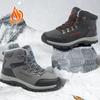 39-46 Bărbați de mărime mare în timpul iernii Pantofi de bumbac înalți Pantofi de drumeție în aer liber Pantofi de drumeție