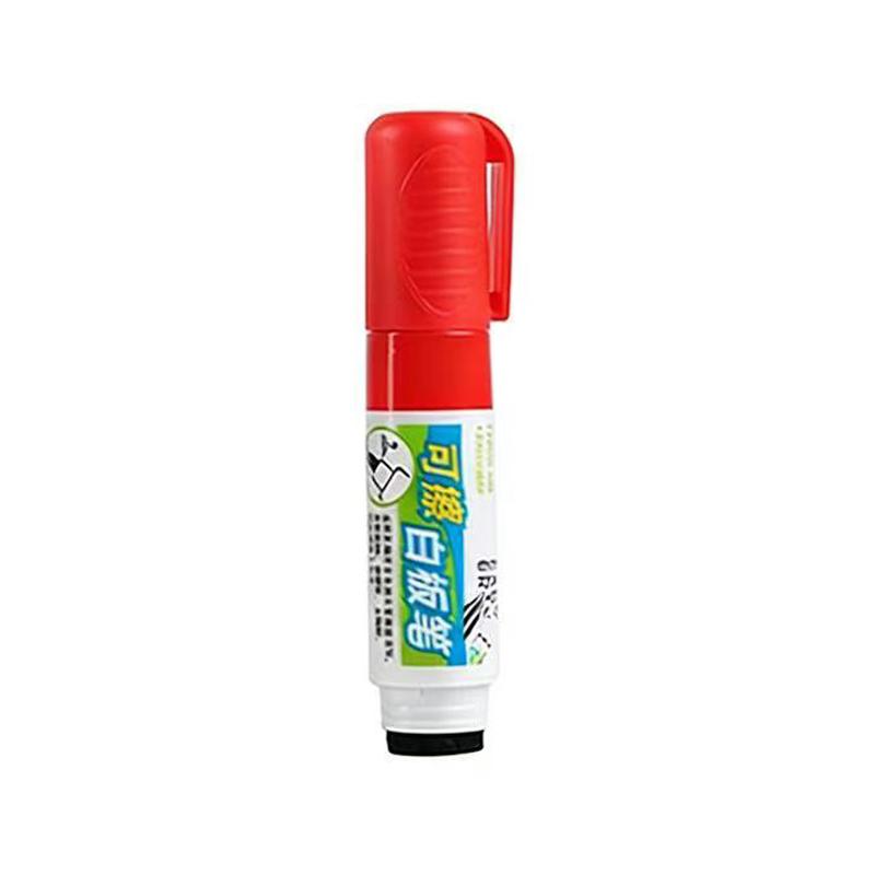 4color Whiteboard Marker With Eraser,2.0mm Nib,Erasable,High-Capacity,Safety,Non-Toxic,Office Meeting Teaching
